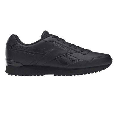 Triple Black - Front - Reebok Mens Royal Glide Classic Trainers