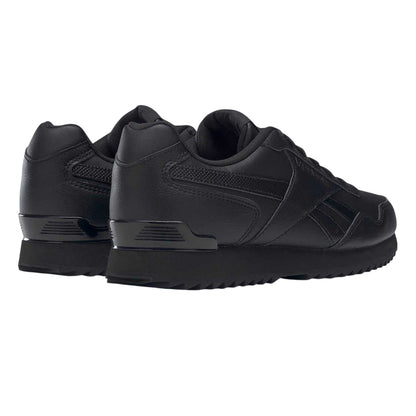 Triple Black - Back - Reebok Mens Royal Glide Classic Trainers