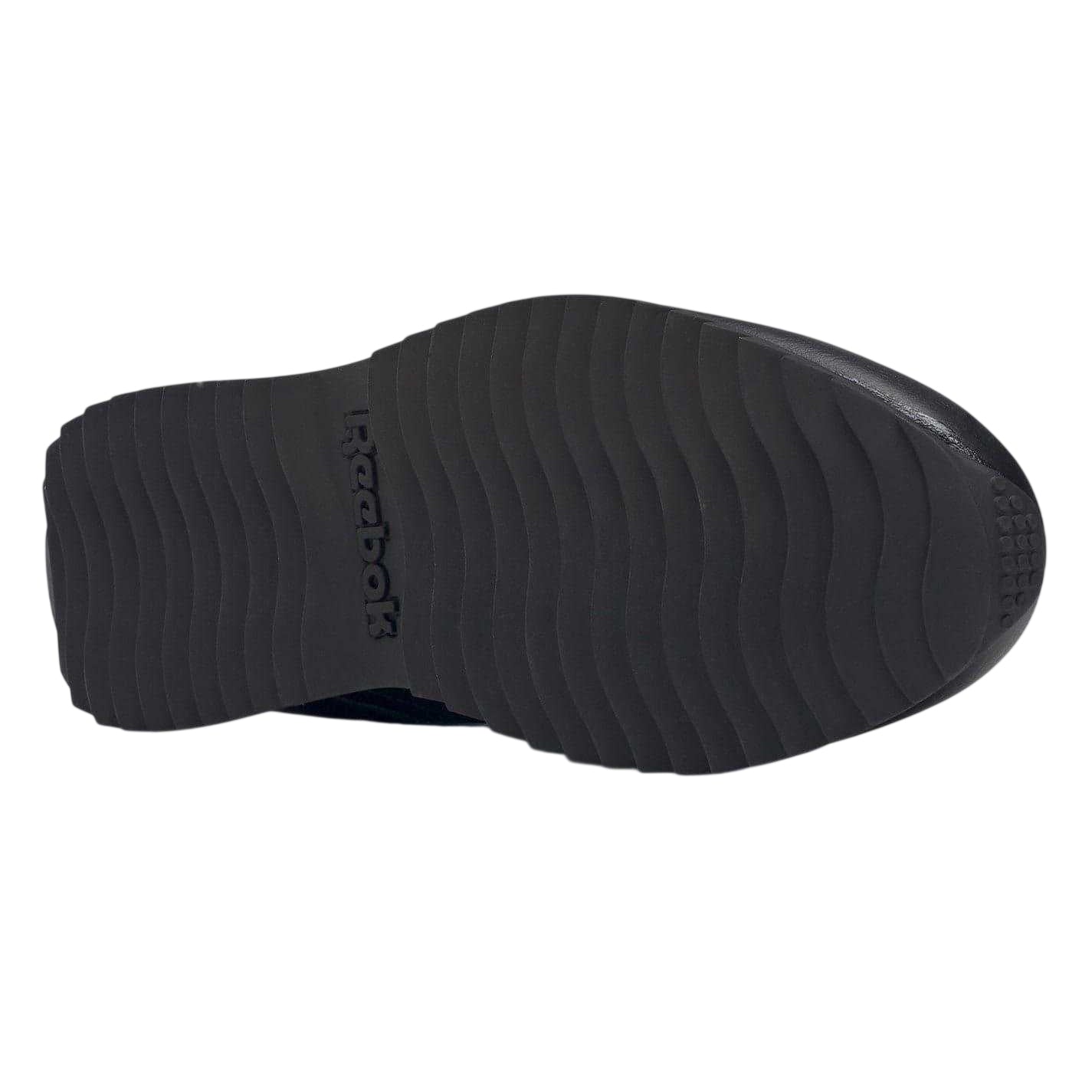 Triple Black - Side - Reebok Mens Royal Glide Classic Trainers