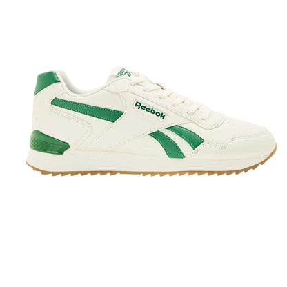 White-Green - Front - Reebok Mens Royal Glide Classic Trainers