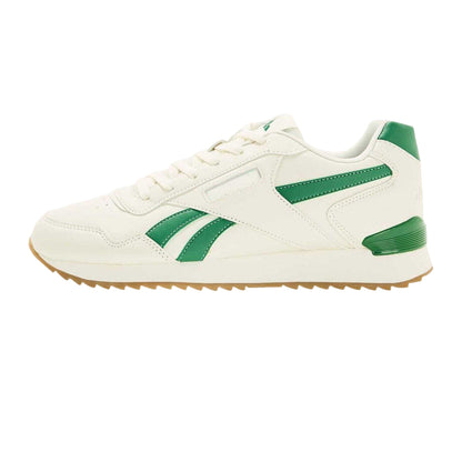 White-Green - Back - Reebok Mens Royal Glide Classic Trainers