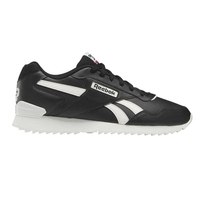 Black-White - Front - Reebok Mens Royal Glide Classic Trainers