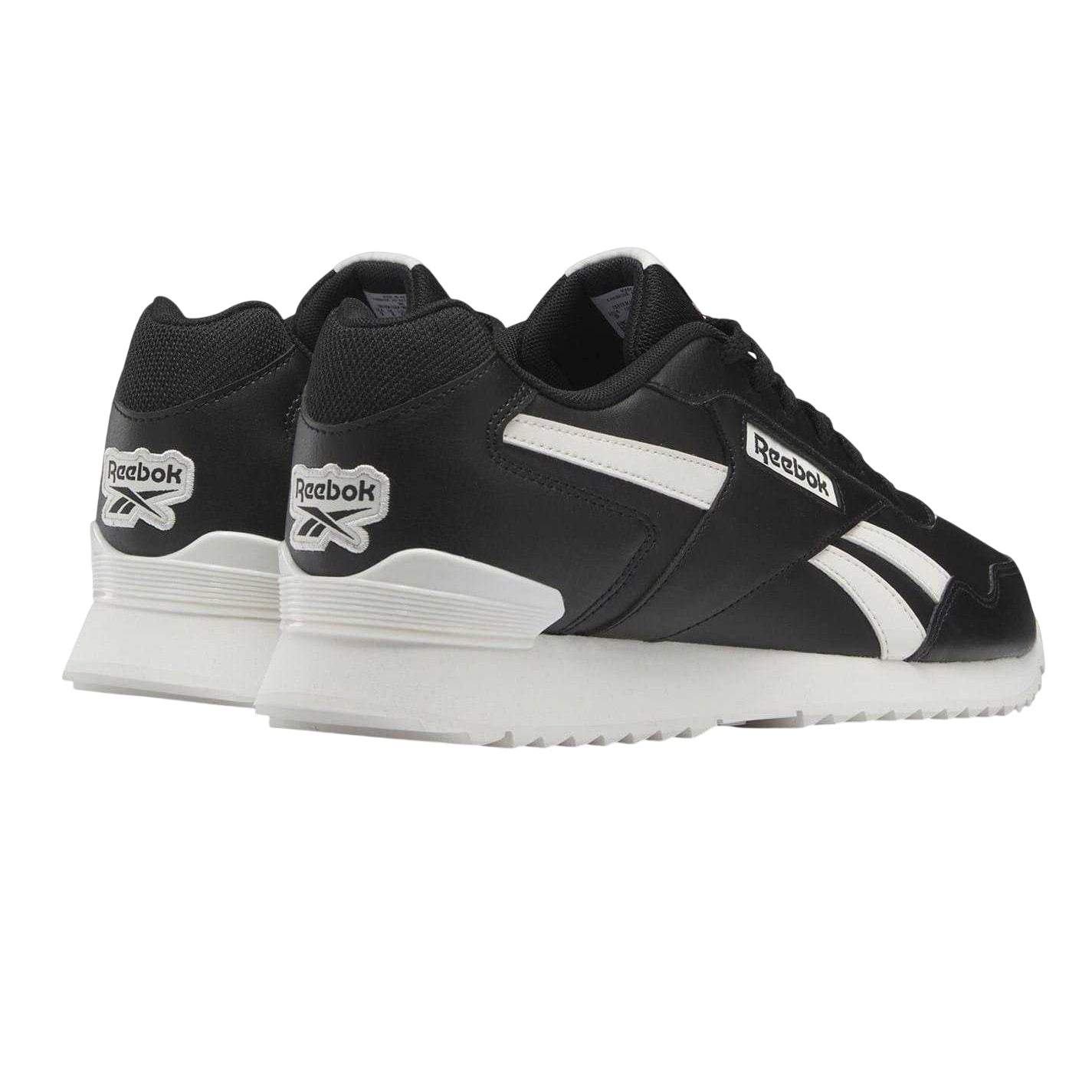 Black-White - Back - Reebok Mens Royal Glide Classic Trainers