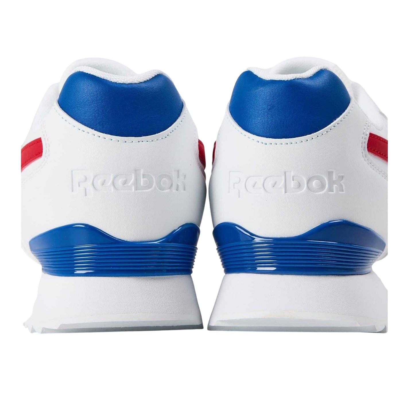 White-Blue-Red - Back - Reebok Mens Royal Glide Classic Trainers