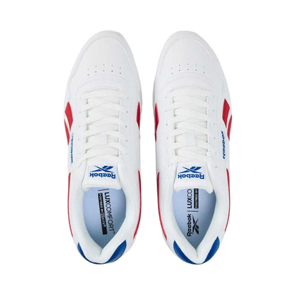 White-Blue-Red - Lifestyle - Reebok Mens Royal Glide Classic Trainers