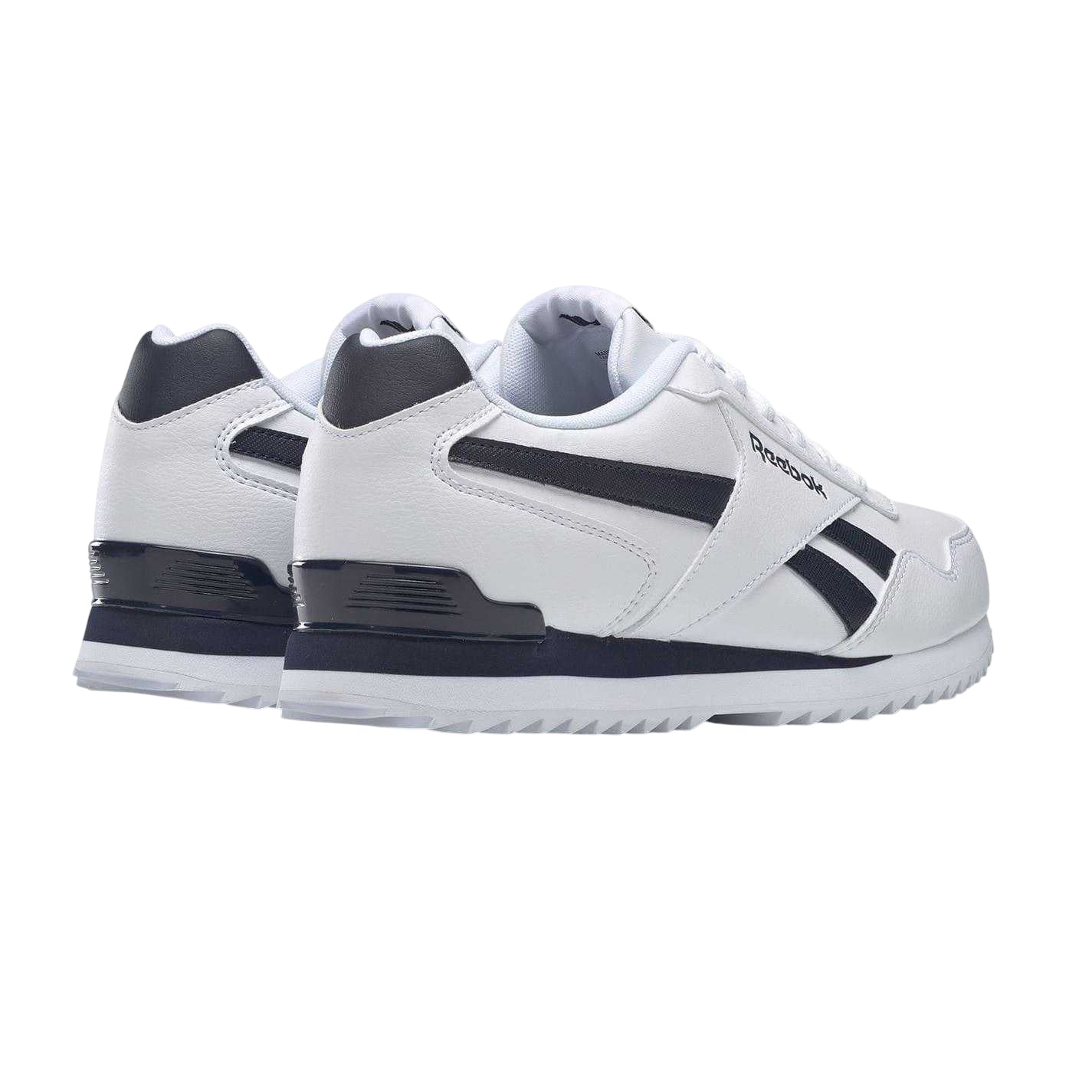 White-Navy - Back - Reebok Mens Royal Glide Classic Trainers