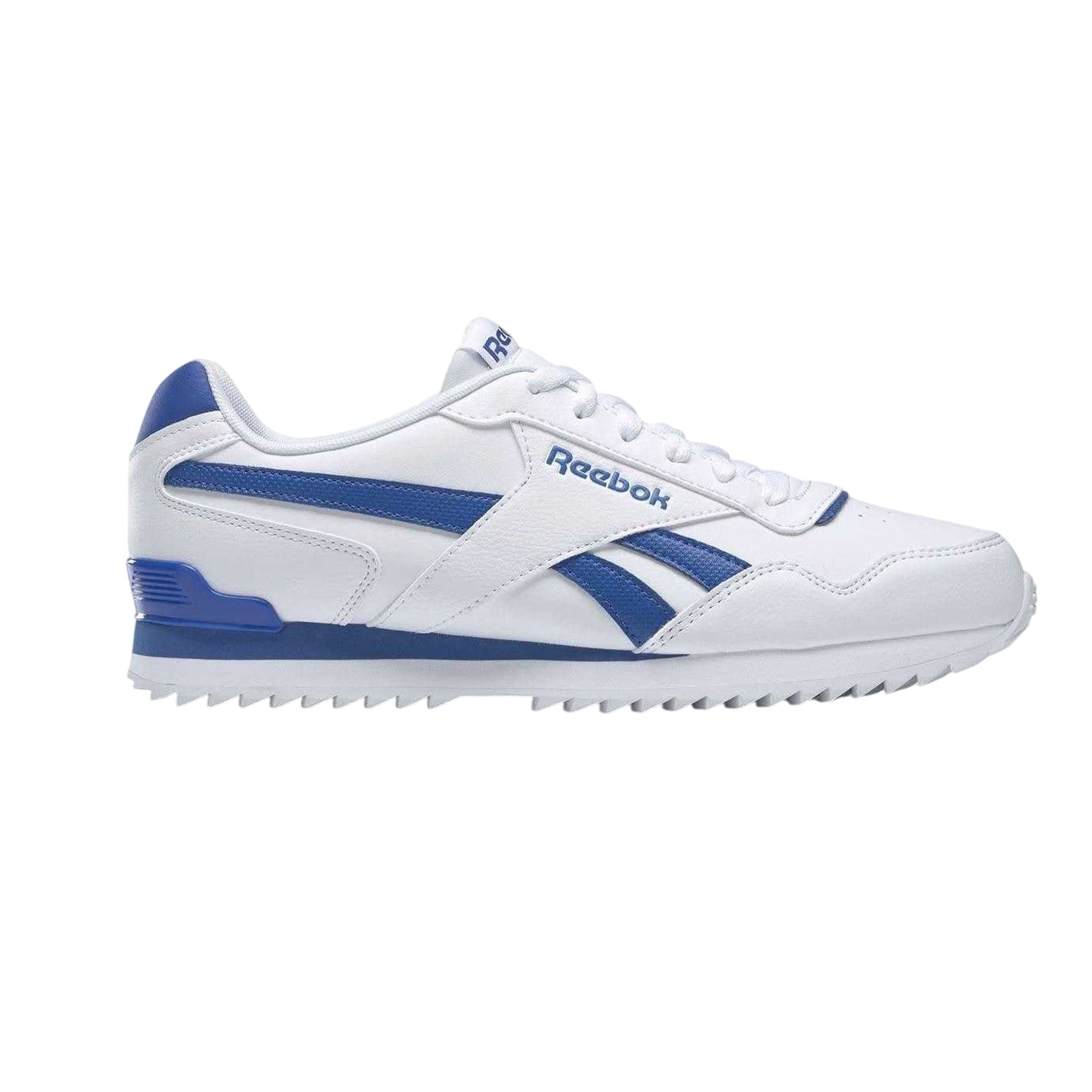 White-Blue - Front - Reebok Mens Royal Glide Classic Trainers