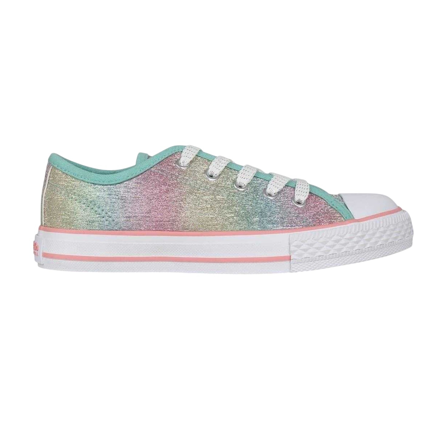 Rainbow - Front - SoulCal Childrens-Kids Classic Canvas Trainers