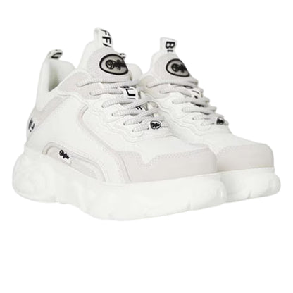 White - Lifestyle - Buffalo Womens-Ladies Cld Chai Chunky Vegan Leather Trainers