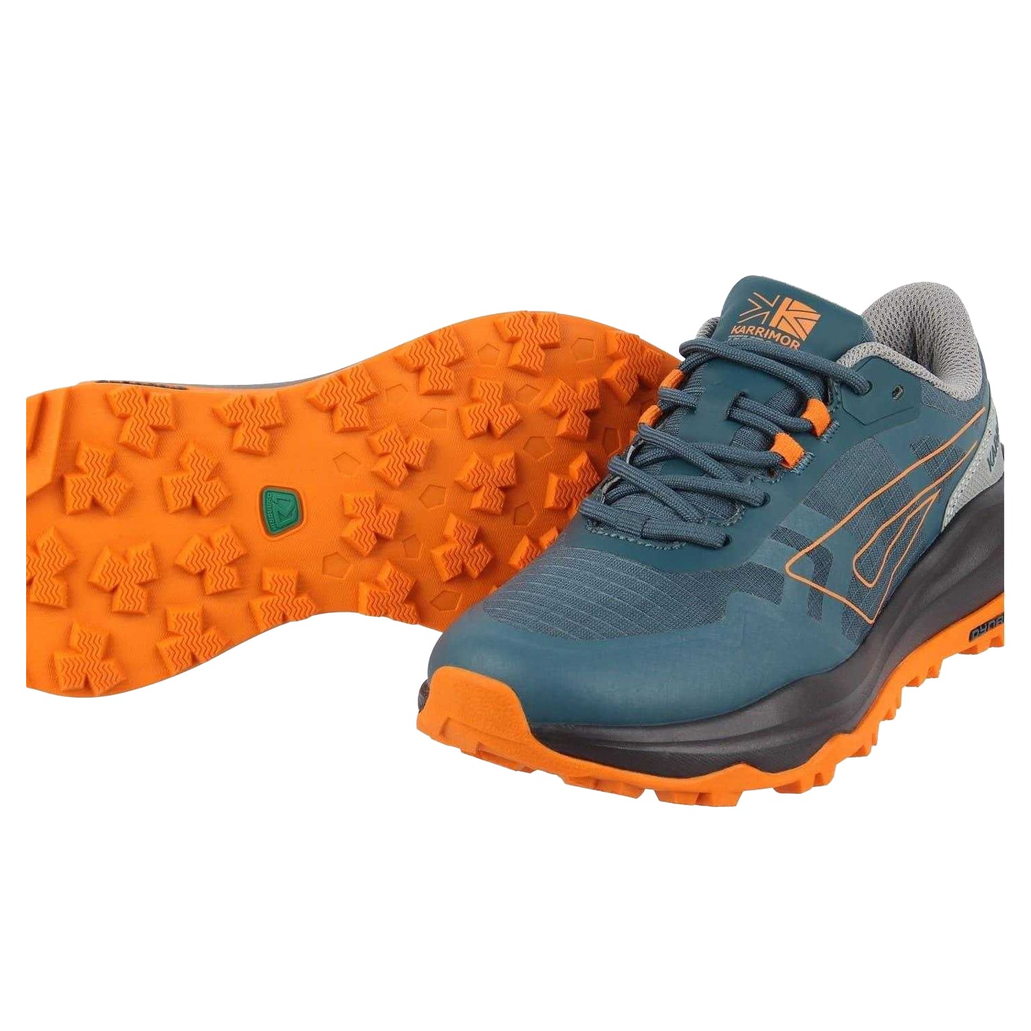 Teal-Grey-Orange - Lifestyle - Karrimor Boys Tempo Trail Trainers