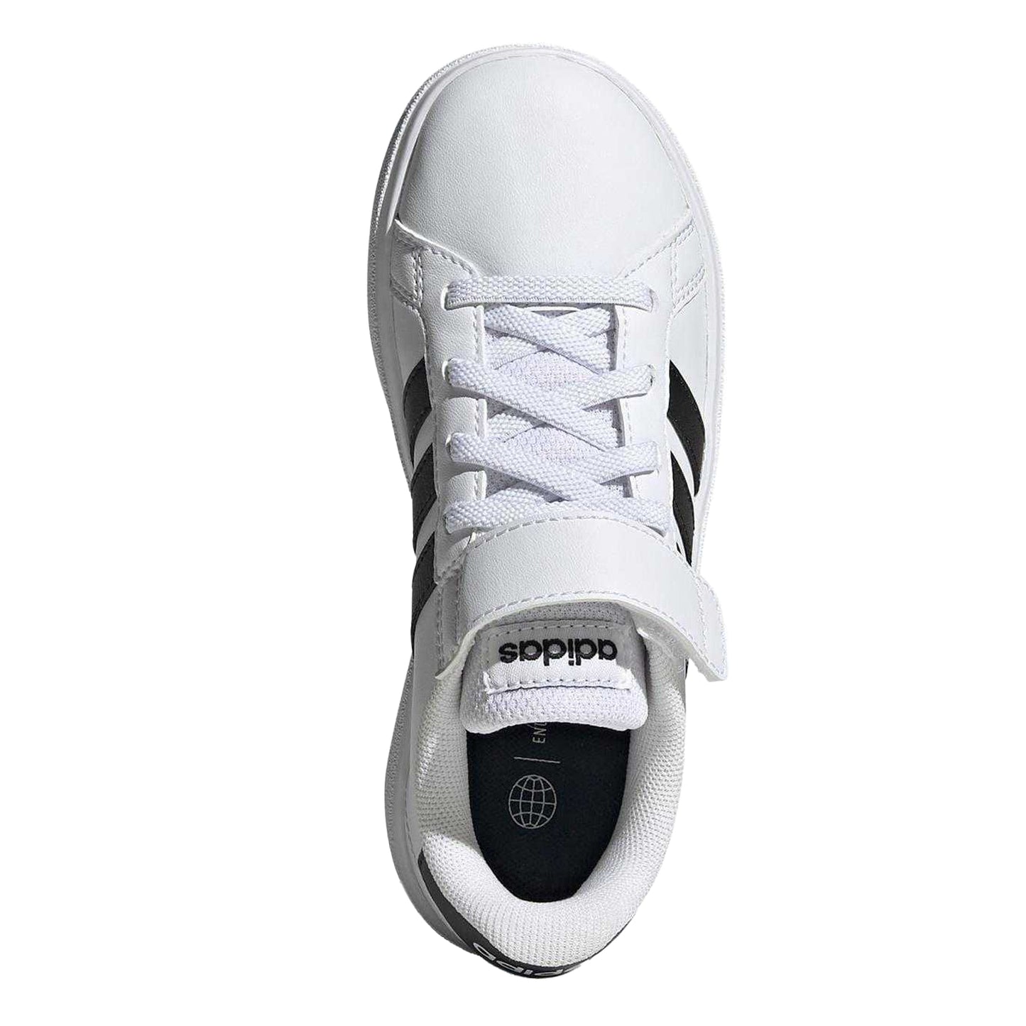 White-Black - Lifestyle - Adidas Boys Grand Court 2.0 Trainers