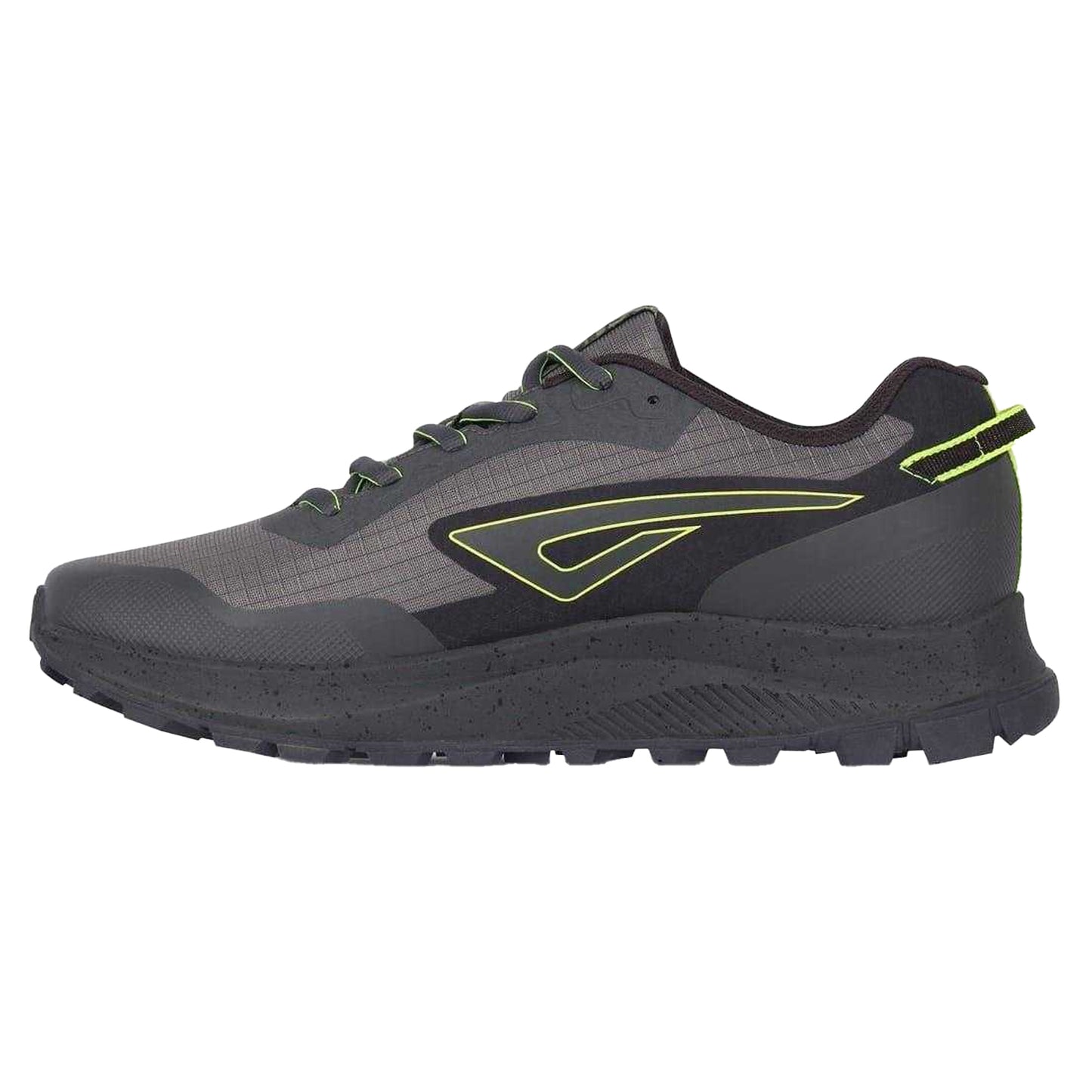 Grey-Lime - Side - Karrimor Mens Tempo Trail Running Trainers