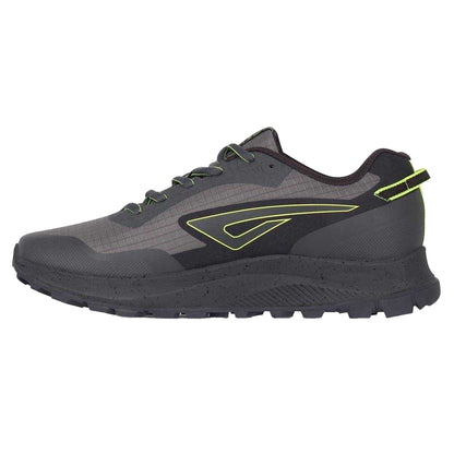Grey-Lime - Side - Karrimor Mens Tempo Trail Running Trainers
