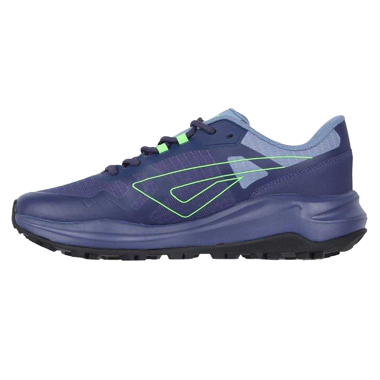 Navy - Side - Karrimor Mens Tempo Trail Running Trainers