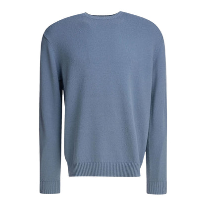 Bright Blue - Front - Boss Mens Ferro E Jersey Crew Neck Raglan Jumper