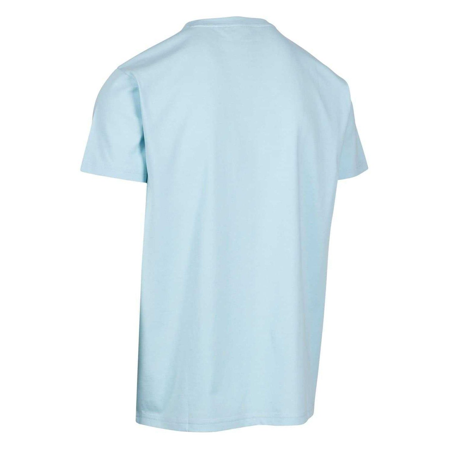 Seafoam - Back - Trespass Mens Cedarf Lettering Crew Neck T-Shirt