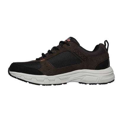 Chocolate-Brown - Back - Skechers Mens Oak Canyon Suede Trainers