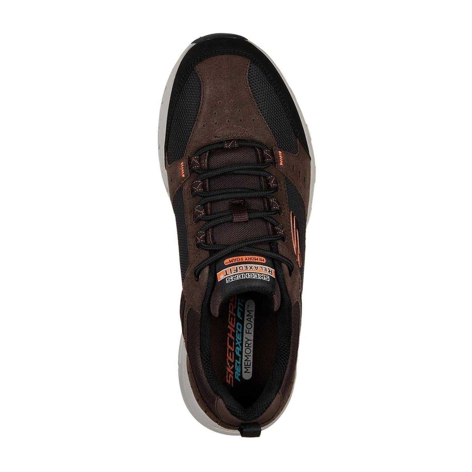Chocolate-Brown - Side - Skechers Mens Oak Canyon Suede Trainers