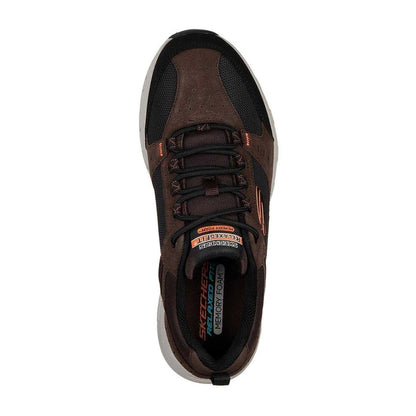 Chocolate-Brown - Side - Skechers Mens Oak Canyon Suede Trainers