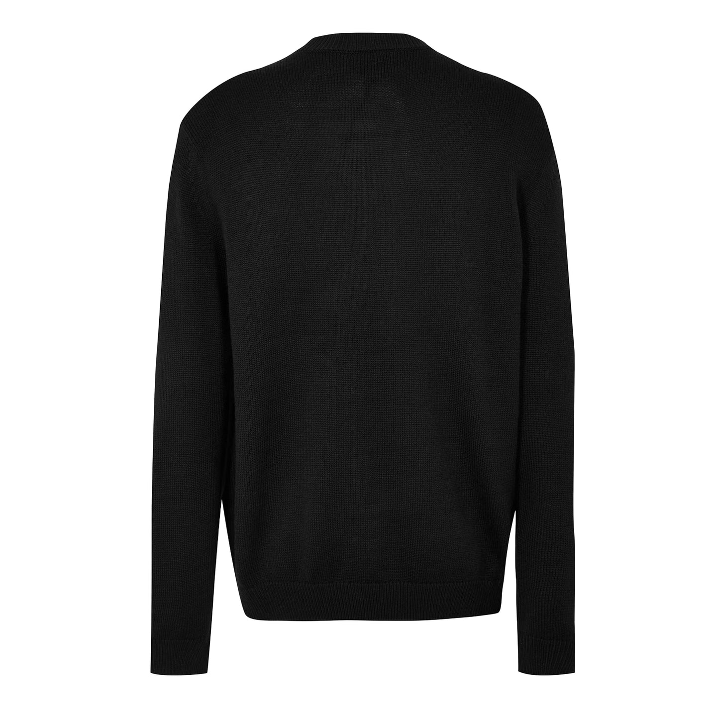 Black - Back - Armani Exchange Unisex Adult Crew Neck Long-Sleeved Jumper