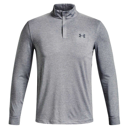 Grey - Front - Under Armour Mens Playoff 2.0 Quarter Zip Top