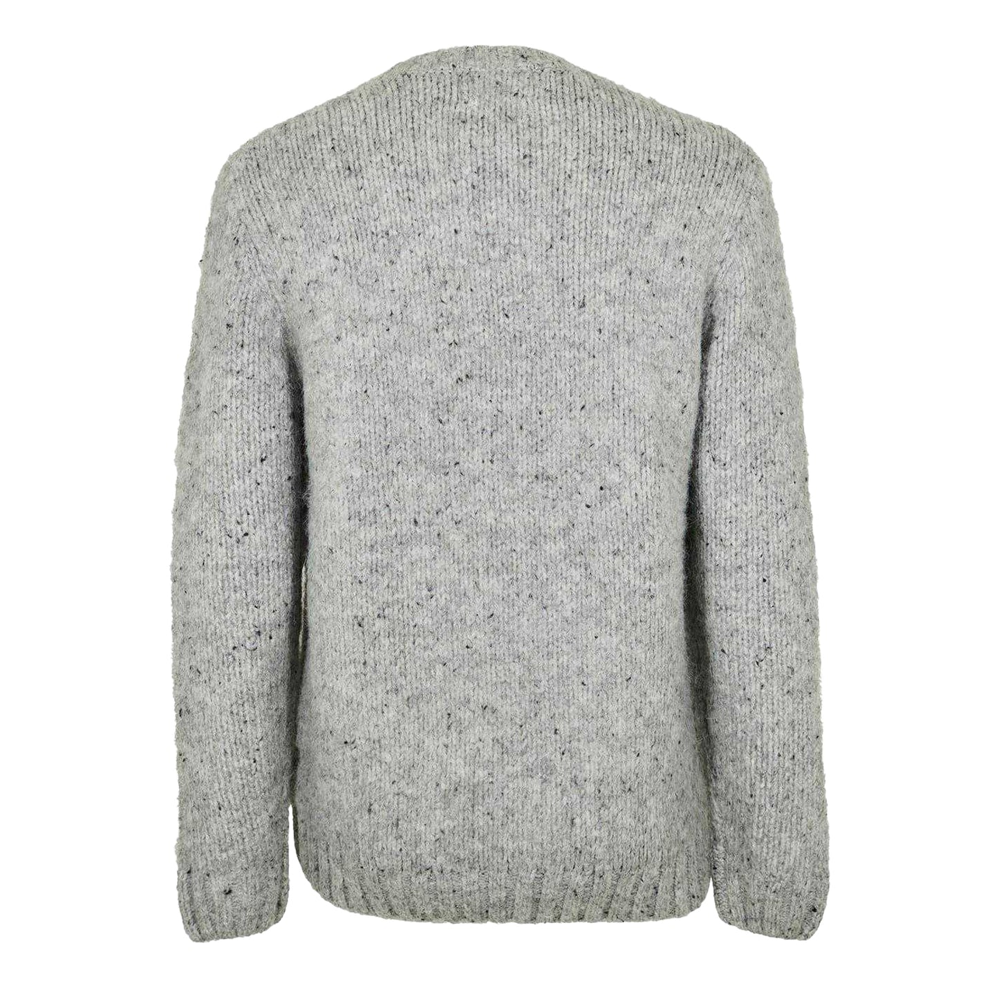 Grey Marl - Back - Jack Wills Womens-Ladies Speckle Knitted Jumper