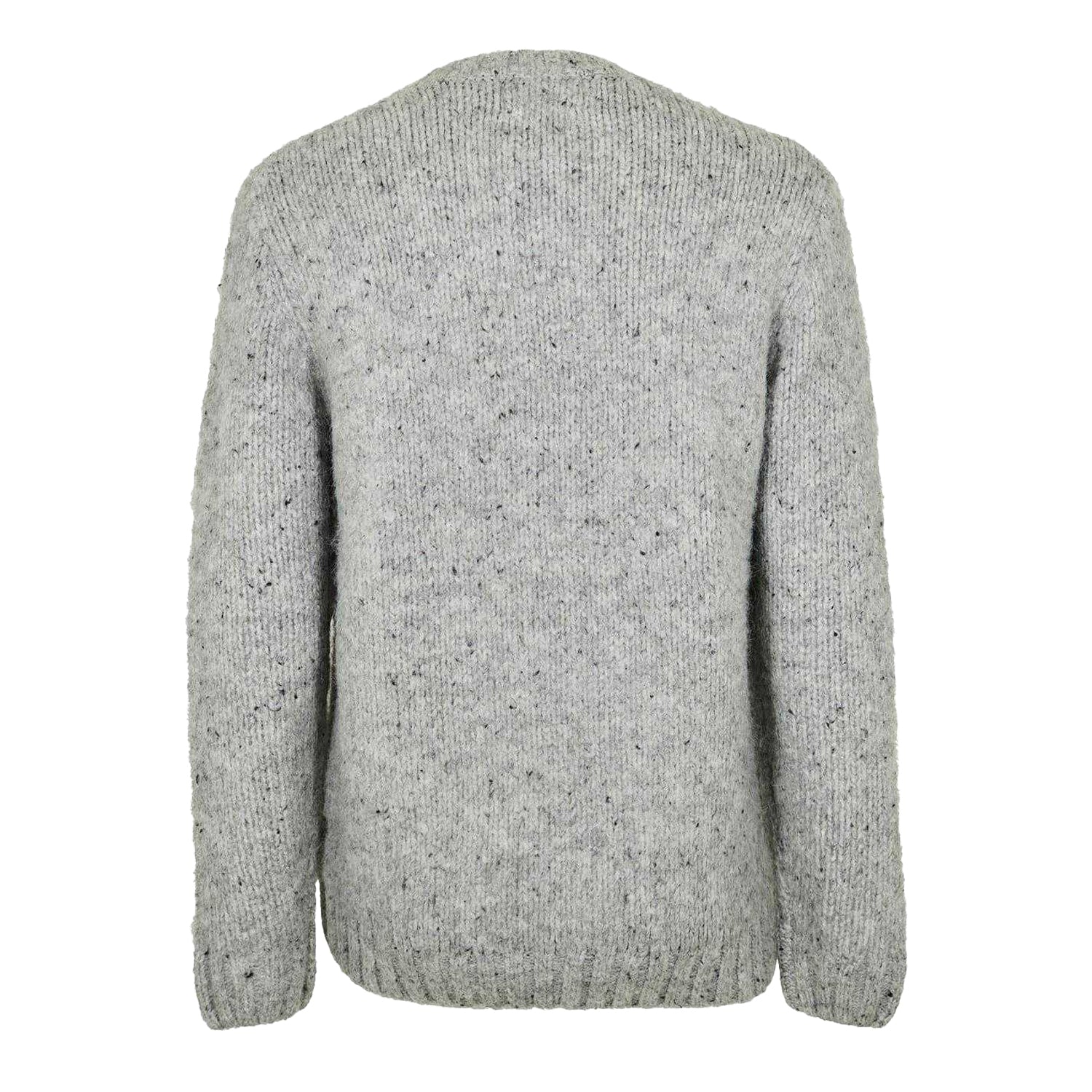 Grey Marl - Back - Jack Wills Womens-Ladies Speckle Knitted Jumper