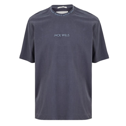 Night Sky - Back - Jack Wills Mens Jacquard T-Shirt