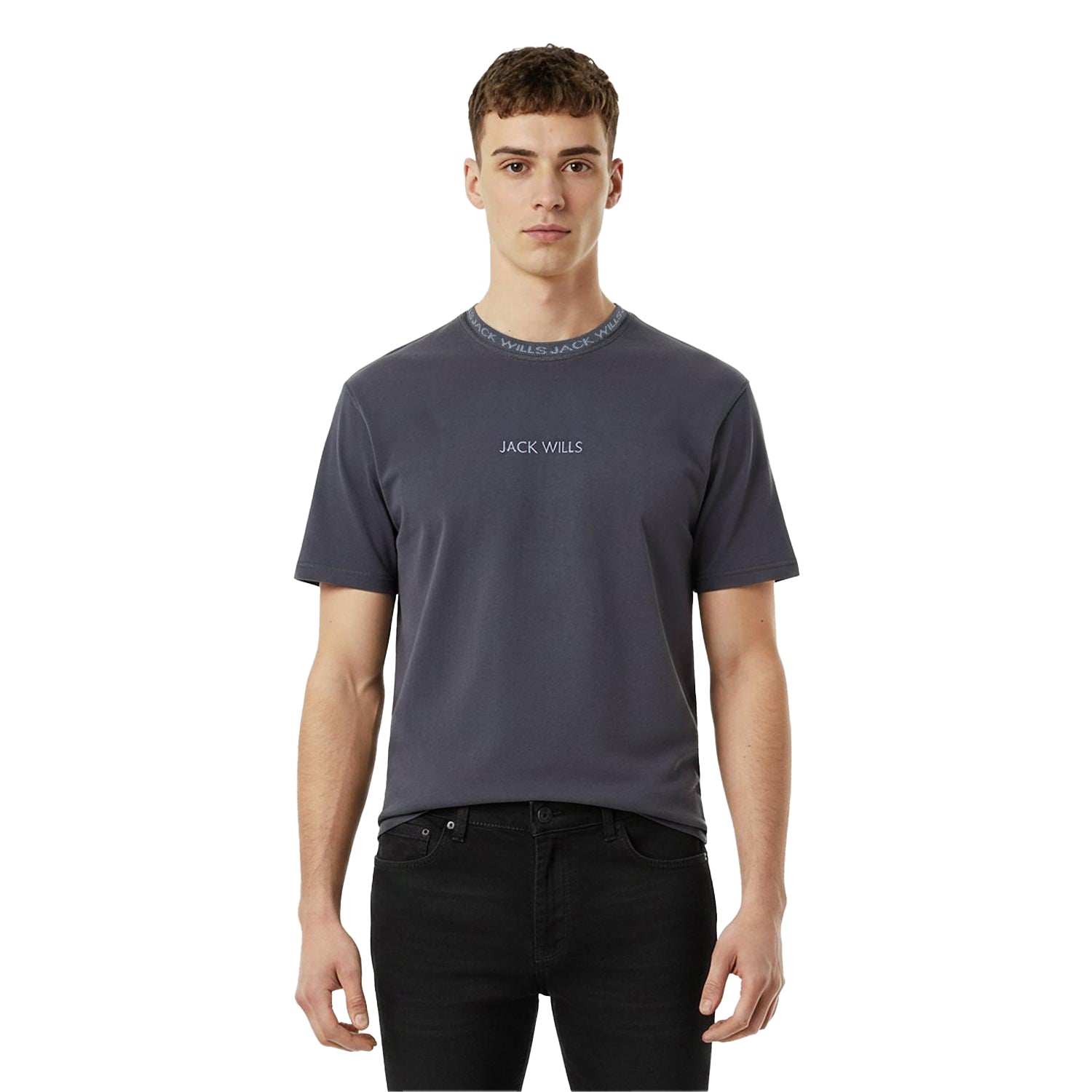 Night Sky - Lifestyle - Jack Wills Mens Jacquard T-Shirt