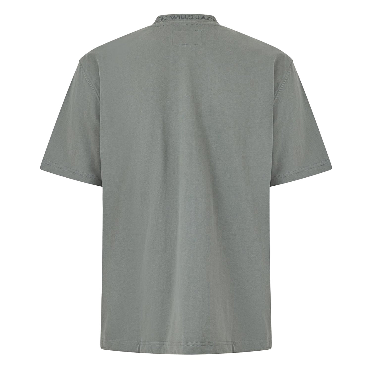 Washed Khaki - Back - Jack Wills Mens Jacquard T-Shirt