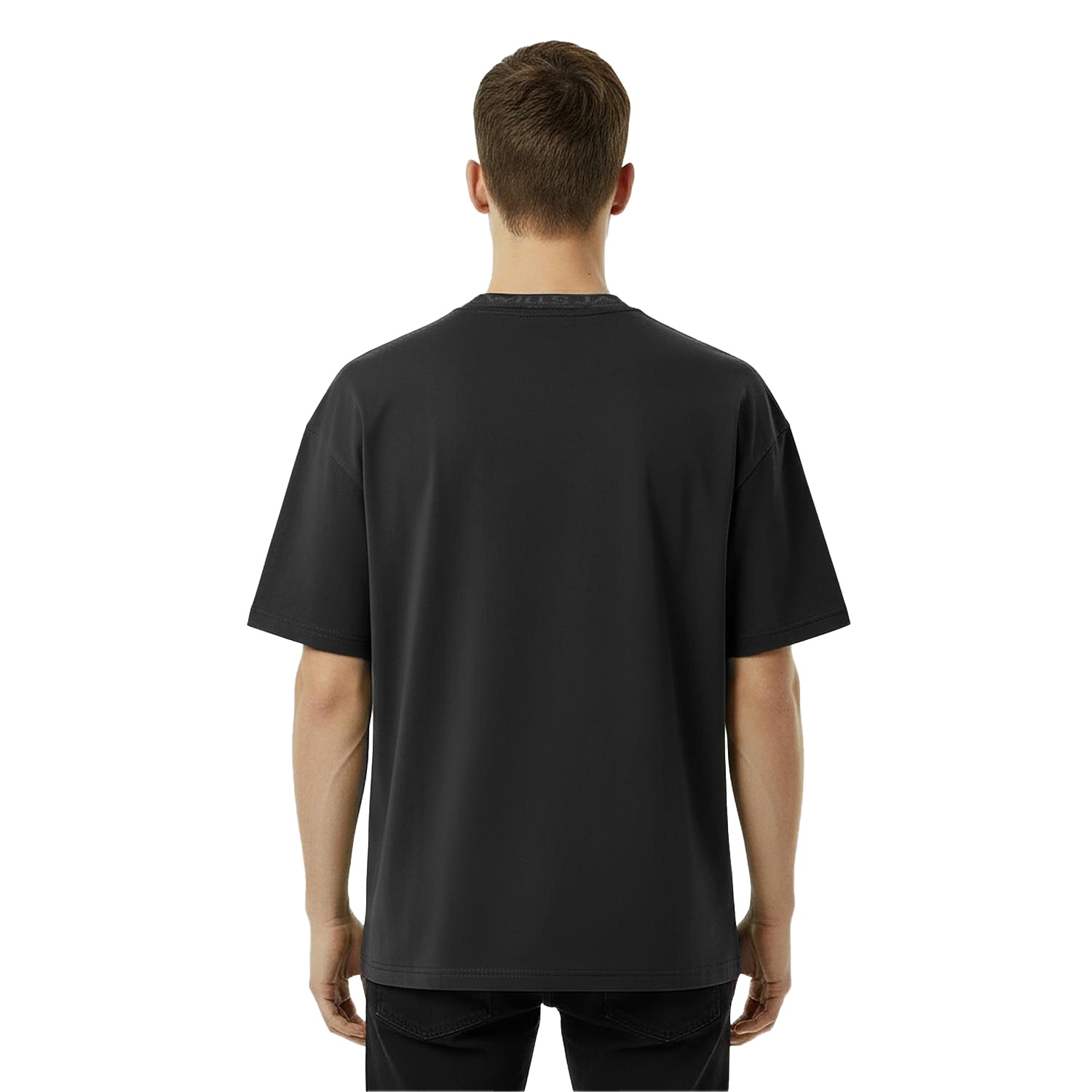 Black - Lifestyle - Jack Wills Mens Jacquard T-Shirt