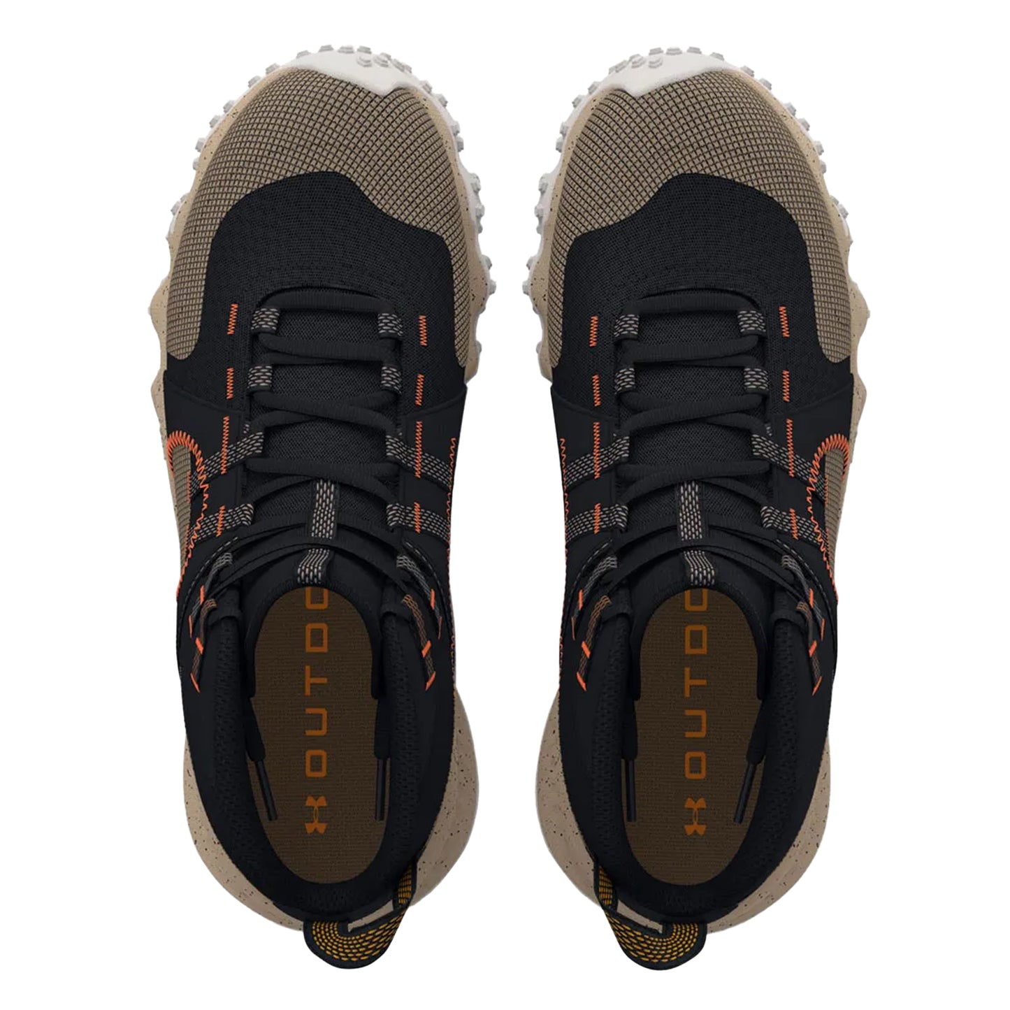 Black - Side - Under Armour Mens Charged Maven T Trail Trainers