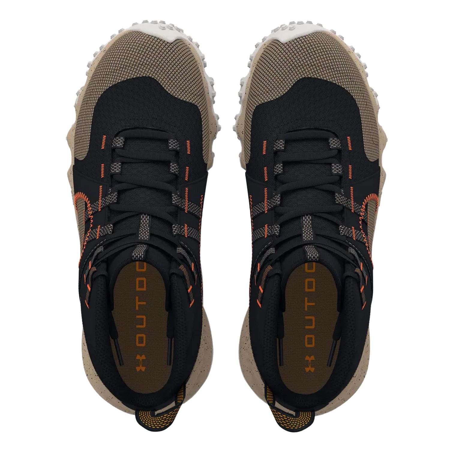 Black - Side - Under Armour Mens Charged Maven T Trail Trainers