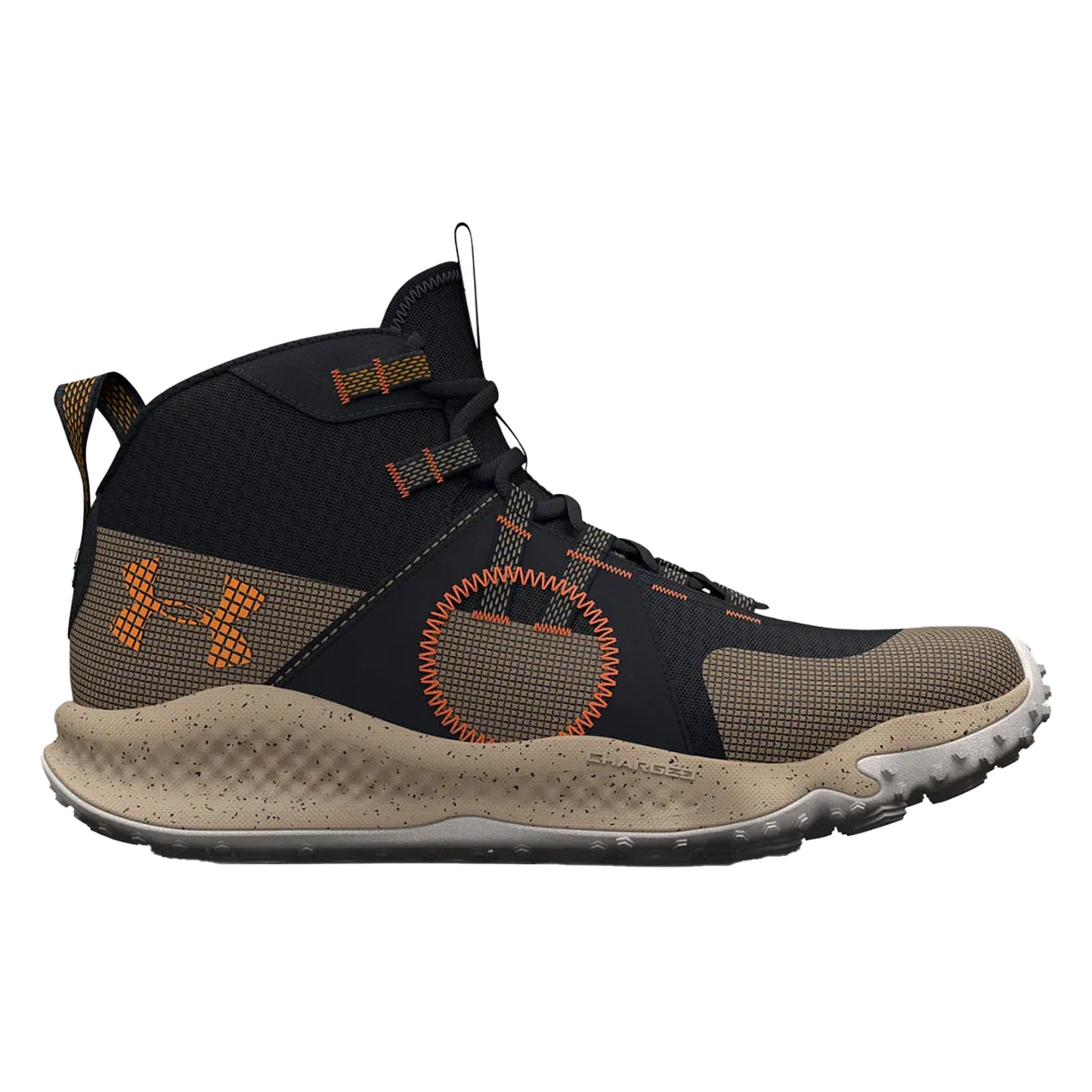 Black - Front - Under Armour Mens Charged Maven T Trail Trainers