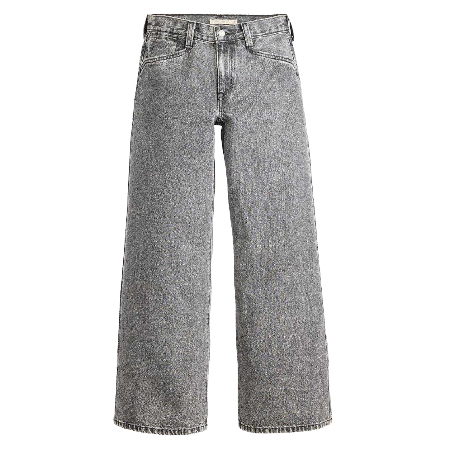 Grey - Front - Levis Womens-Ladies Out And About Baggy Jeans