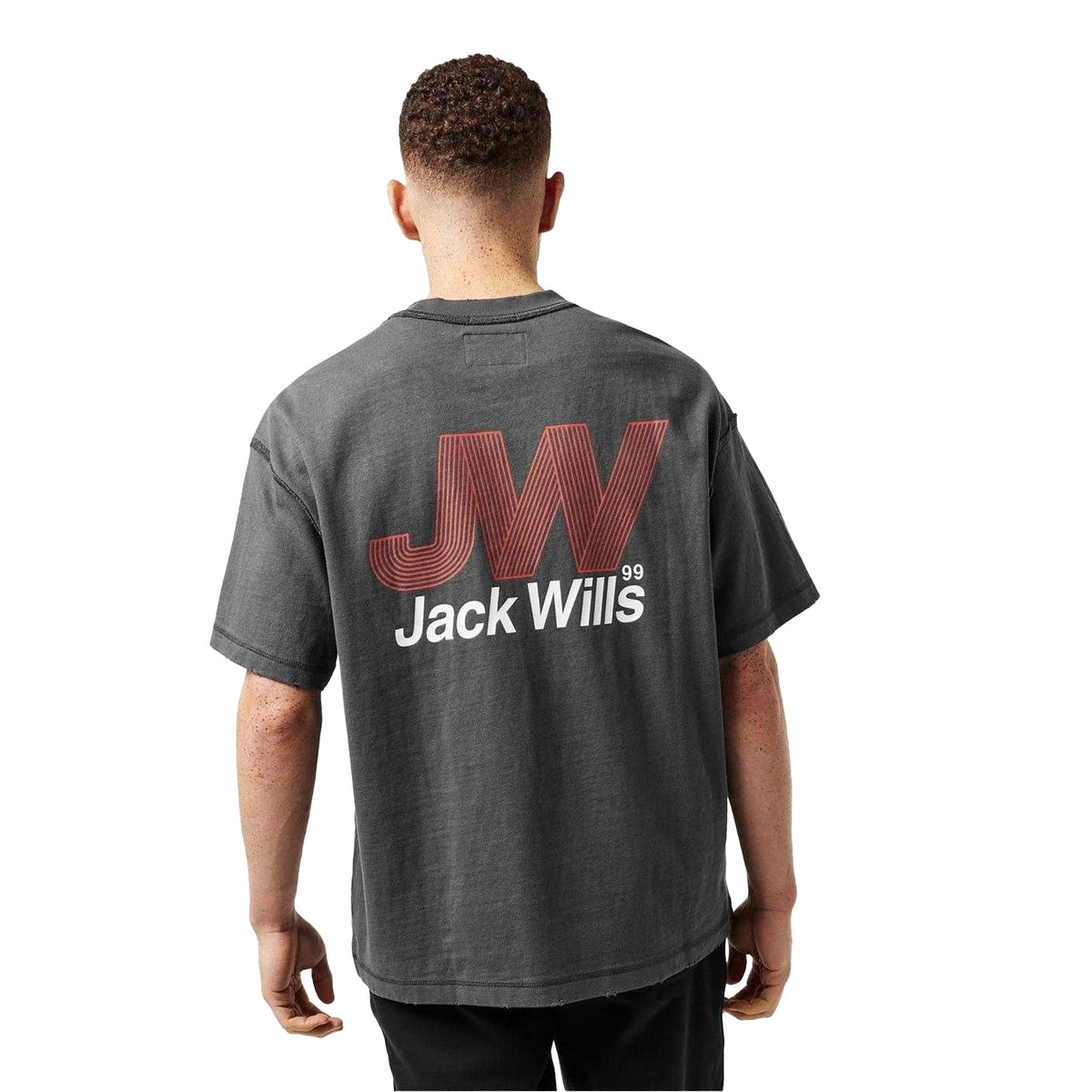 Forged Iron - Lifestyle - Jack Wills Mens Lettering T-Shirt