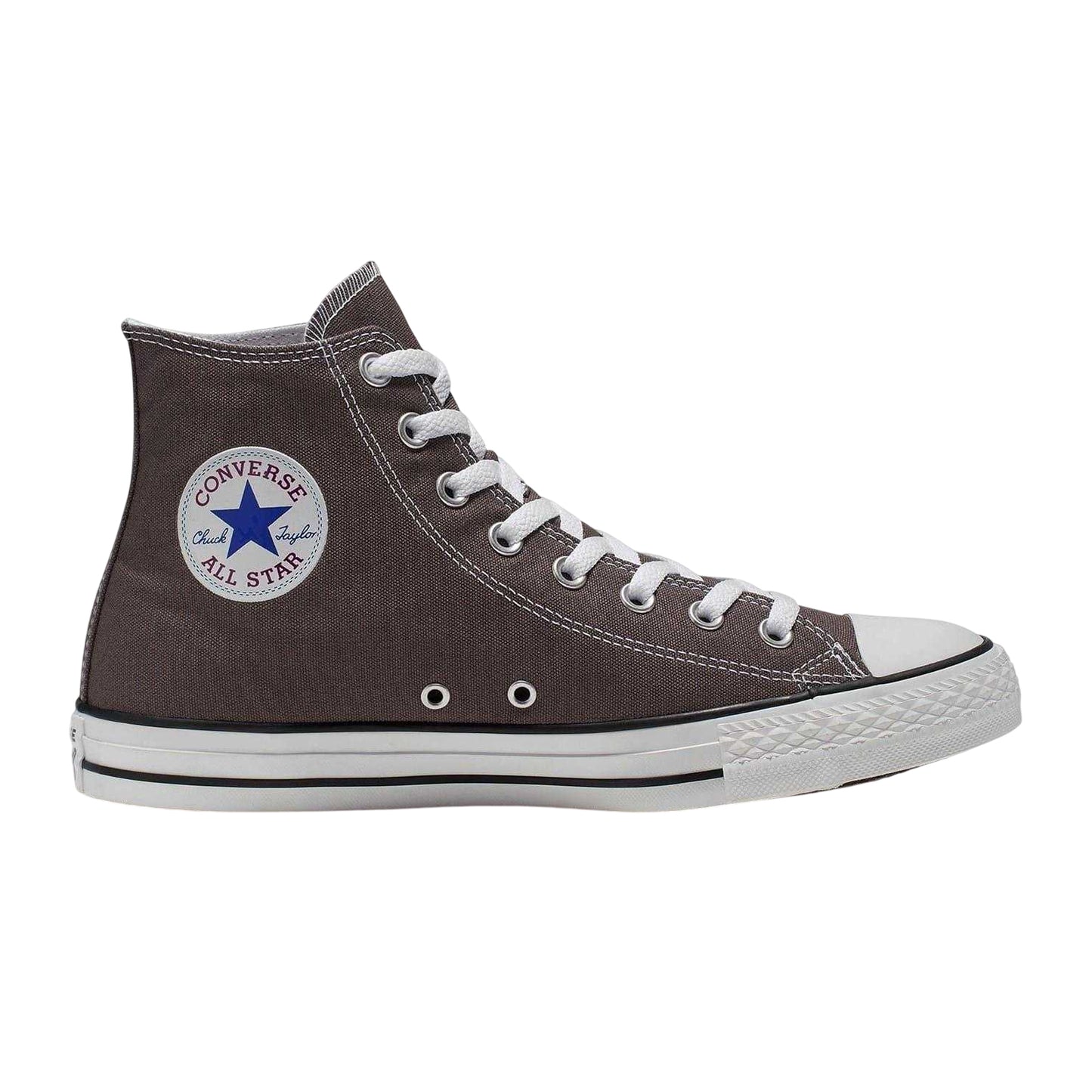 Charcoal - Front - Converse Mens Chuck Taylor Classic Canvas Trainers