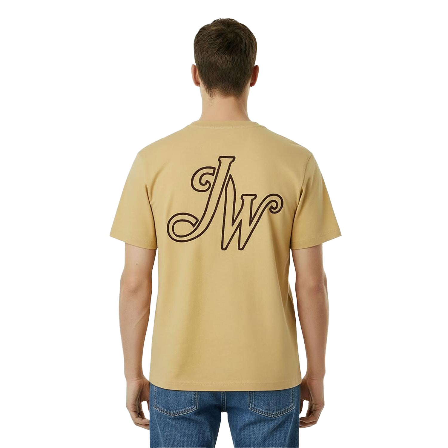 Muted Yellow - Lifestyle - Jack Wills Mens Script T-Shirt