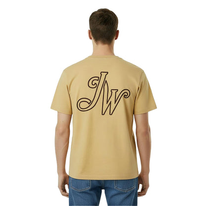 Muted Yellow - Lifestyle - Jack Wills Mens Script T-Shirt