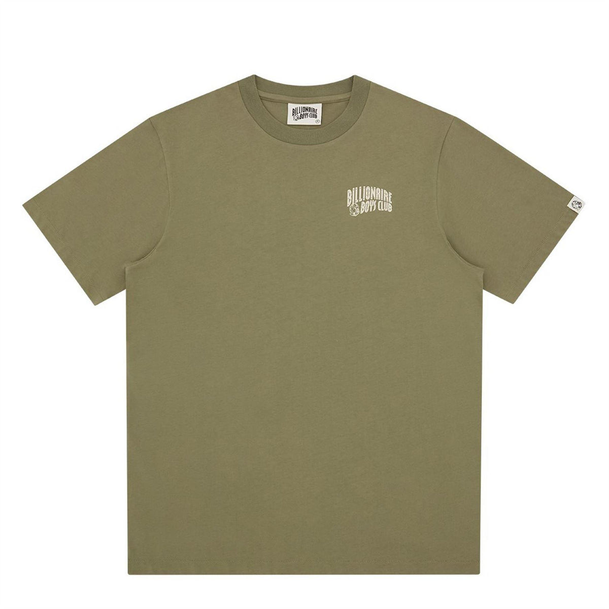 Olive-Ecru - Front - Billionaire Boys Club Mens Arched Logo T-Shirt