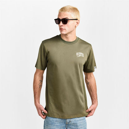 Olive-Ecru - Side - Billionaire Boys Club Mens Arched Logo T-Shirt