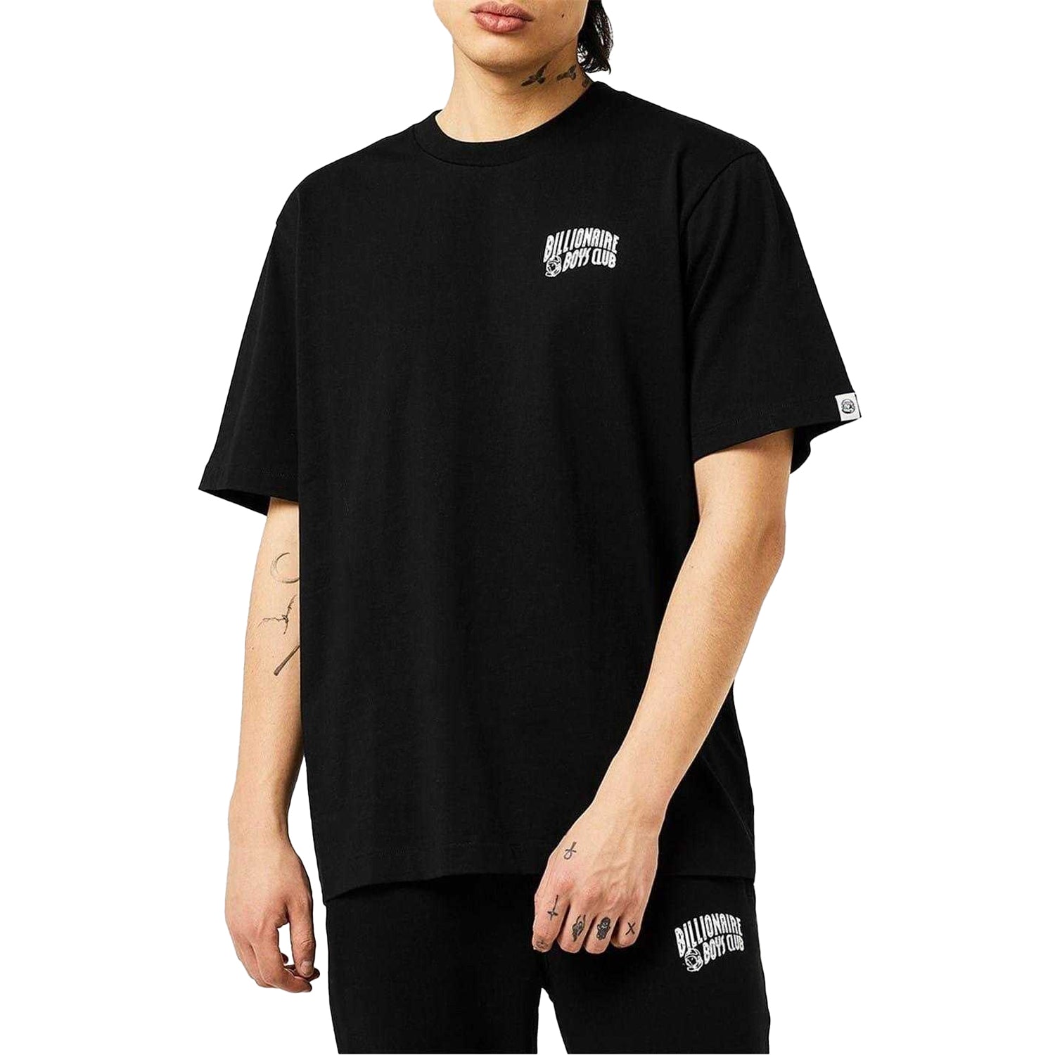 Black - Side - Billionaire Boys Club Unisex Adult Arched Logo T-Shirt