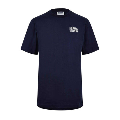Navy-White - Front - Billionaire Boys Club Unisex Adult Arched Logo T-Shirt