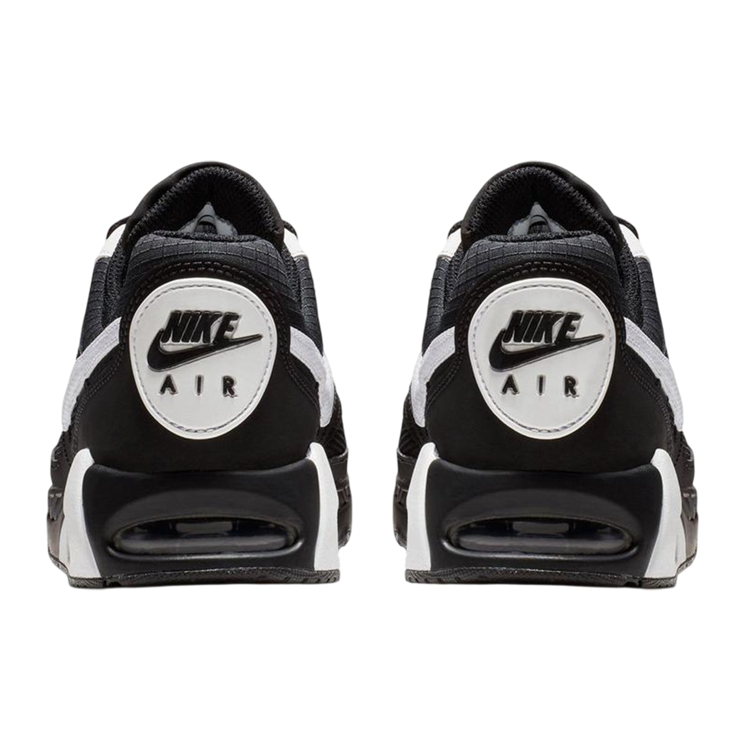 Black-White - Back - Nike Boys Air Max Leather Trainers