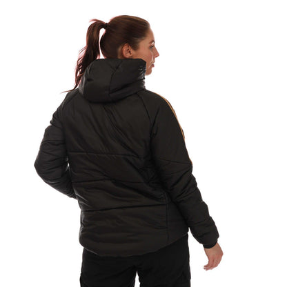 Black - Back - Adidas Womens-Ladies Condivo 2022-23 Germany Waterproof Jacket