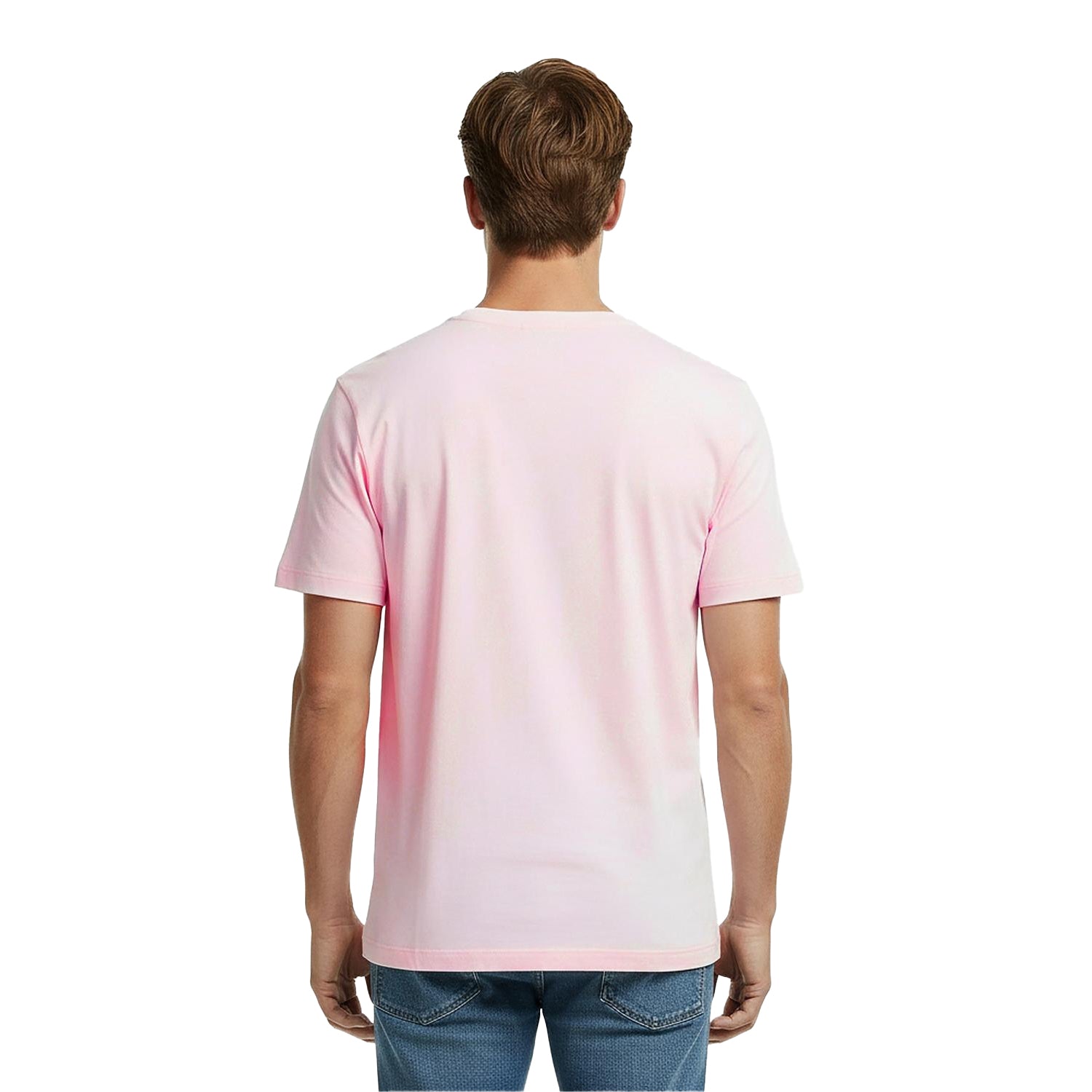 Pink - Lifestyle - Tommy Hilfiger Mens Embroidered Logo Crew Neck T-Shirt