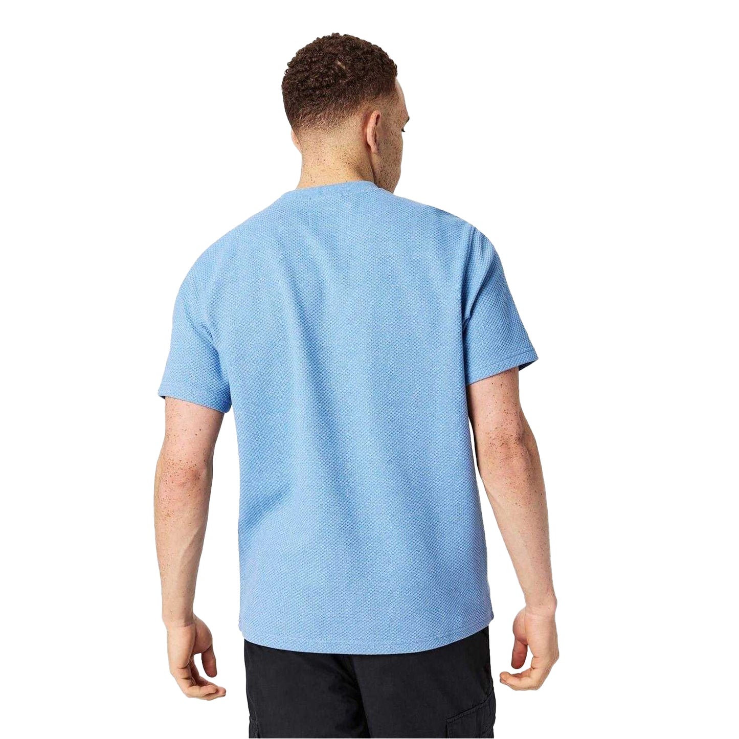Sky - Back - Jack Wills Mens Bubble Textured T-Shirt