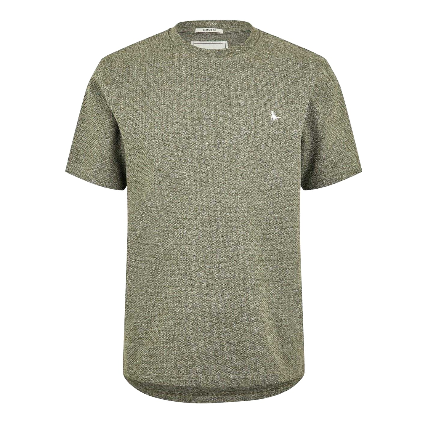 Smokey Blue - Front - Jack Wills Mens Bubble Textured T-Shirt
