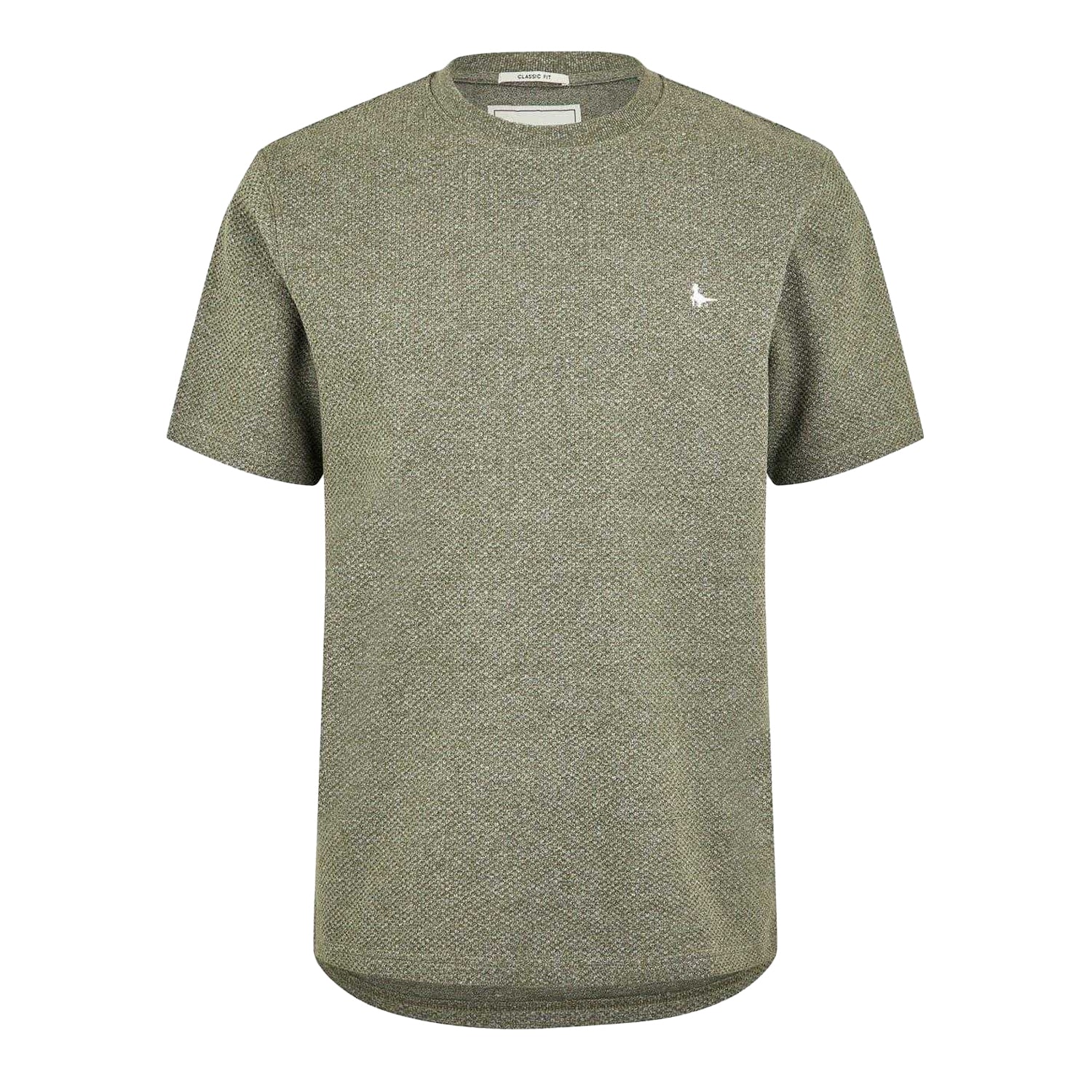 Smokey Blue - Front - Jack Wills Mens Bubble Textured T-Shirt