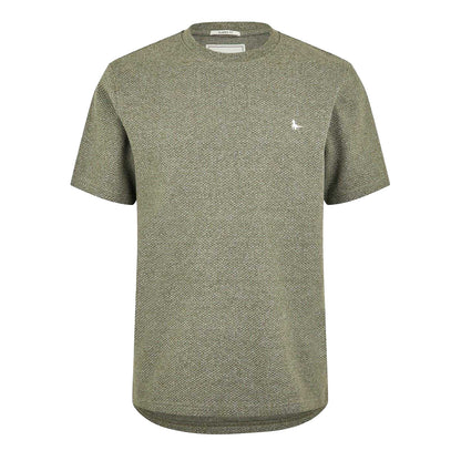 Smokey Blue - Front - Jack Wills Mens Bubble Textured T-Shirt